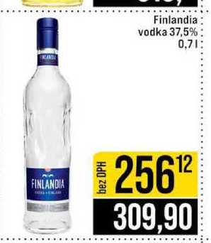 Finlandia vodka 37,5% 0,7l