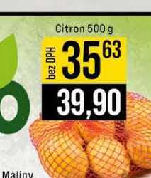 Maliny Citron 500 g