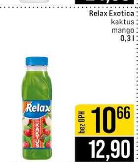 Relax Exotica kaktus mango 0,3l