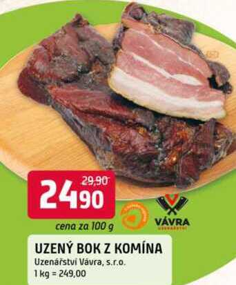 Uzený bok z komína 100g