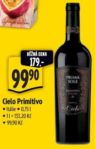 Cielo Primitivo, 0,75 l