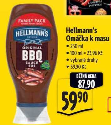 Hellmann's Omáčka k masu, 250 ml 