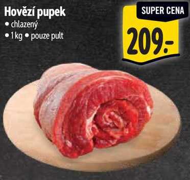 Hovězí pupek, 1 kg