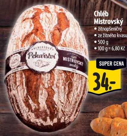 Chléb Mistrovský, 500 g