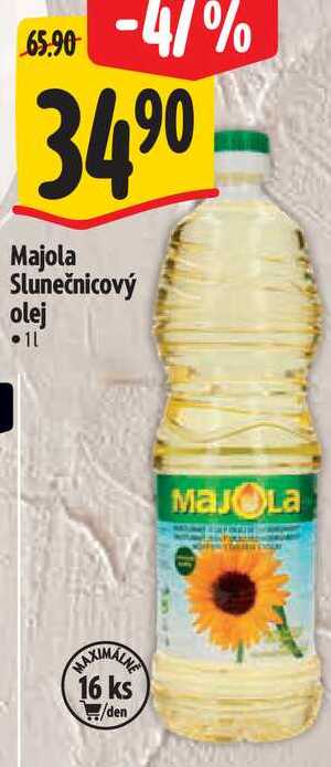 Majola Slunečnicový olej, 1 l