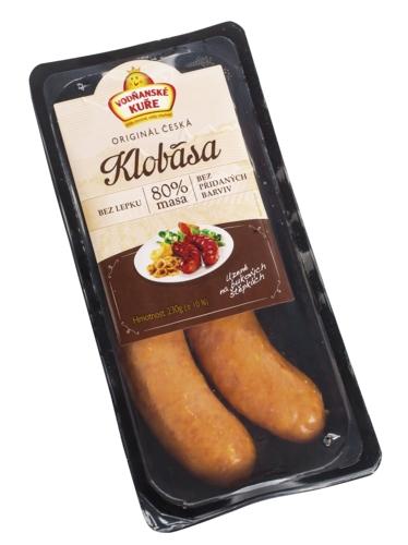 Originál česká klobása, 230 g