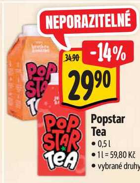 Popstar Tea, 0,5 l