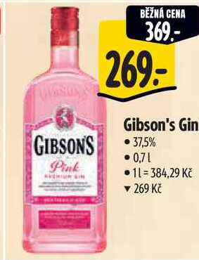 Gibson's Gin, 0,7 l