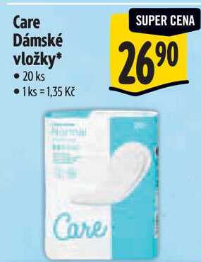 Care Dámské vložky, 20 ks