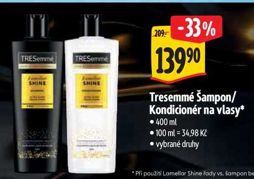 Tresemmé Kondicionér na vlasy, 400 ml