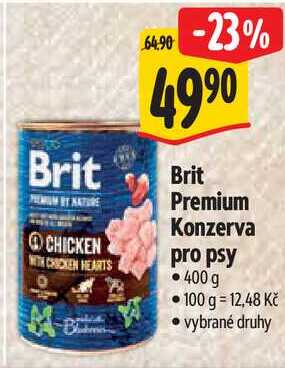 Brit Premium Konzerva pro psy, 400 g