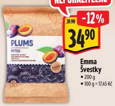 Emma Švestky, 200 g 
