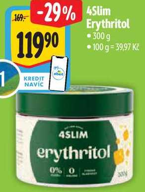 4Slim Erythritol, 300 g 
