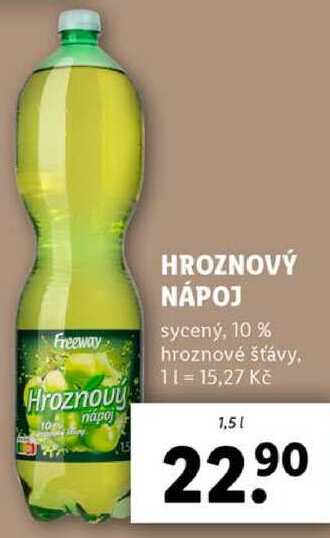 HROZNOVÝ NÁPOJ, 1,5 l