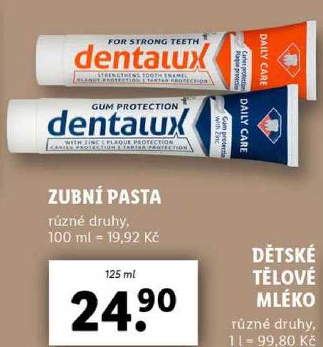 ZUBNÍ PASTA, 125 ml