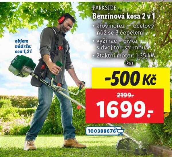 Benzínová kosa 2 v 1