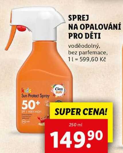 SPREJ NA OPALOVÁNÍ PRO DĚTI, 250 ml