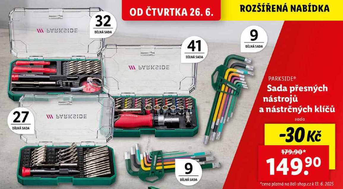 Sada přesných nástrojů a nástrčných klíčů 
