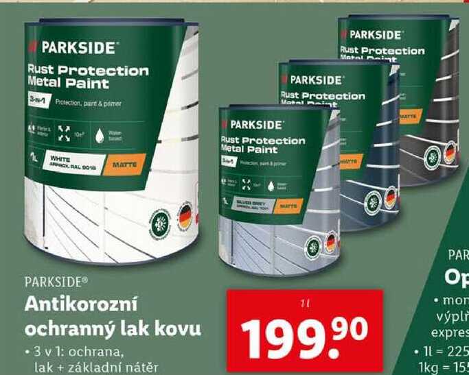 Antikorozní ochranný lak kovu, 1 l