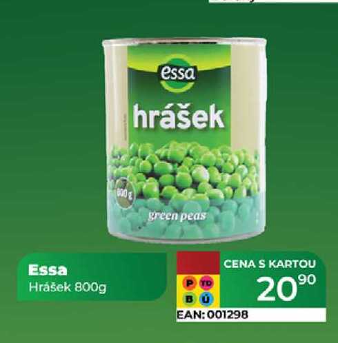 Essa Hrášek 800g 