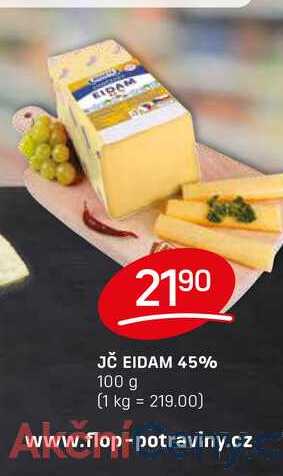 JČ EIDAM 45% 100g