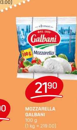 MOZZARELLA GALBANI 100 g 
