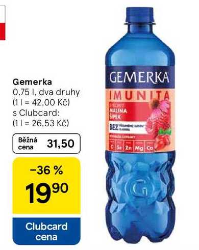 Gemerka dva druhy, 0.75 l