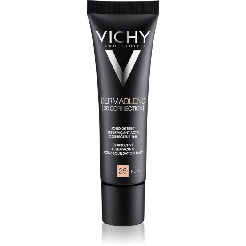 Vichy Dermablend 3D Correction korekční vyhlazující make-up SPF 25 odstín 25 Nude  30 ml