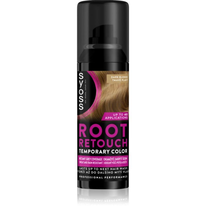 Syoss Root Retoucher tónovací barva na odrosty ve spreji odstín Dark Blonde 120 ml