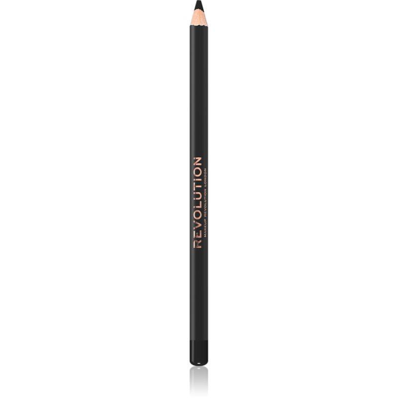 Makeup Revolution Kohl Eyeliner kajalová tužka na oči odstín Black 1.3 g
