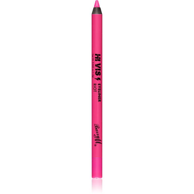 Barry M Hi Vis Neon voděodolná tužka na oči odstín Riot 1,2 g