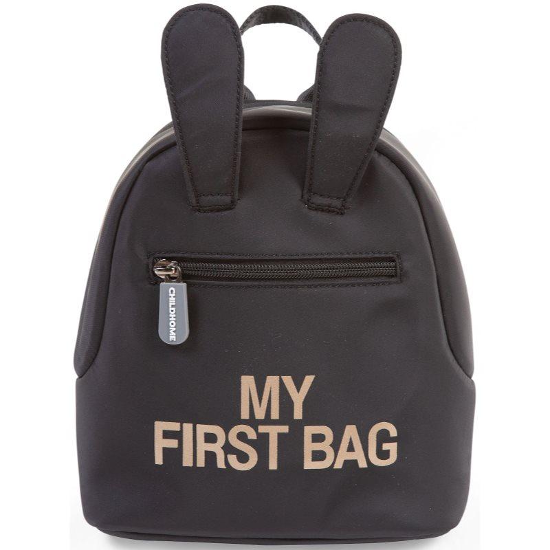 Childhome My First Bag Black dětský batoh 20x8x24 cm 1 ks