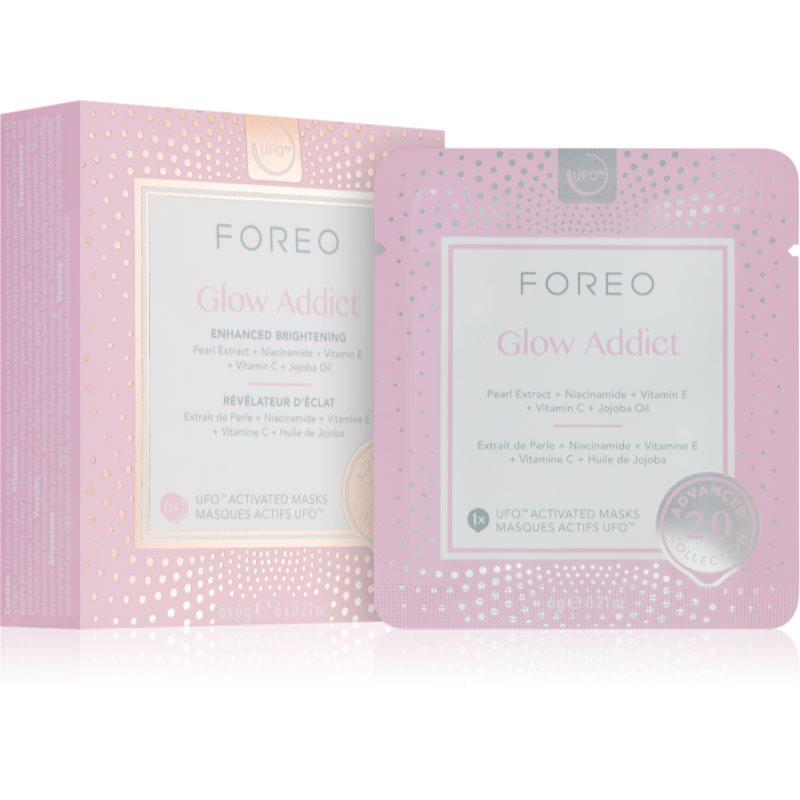 FOREO UFO™ Glow Addict rozjasňující pleťová maska 6 ks