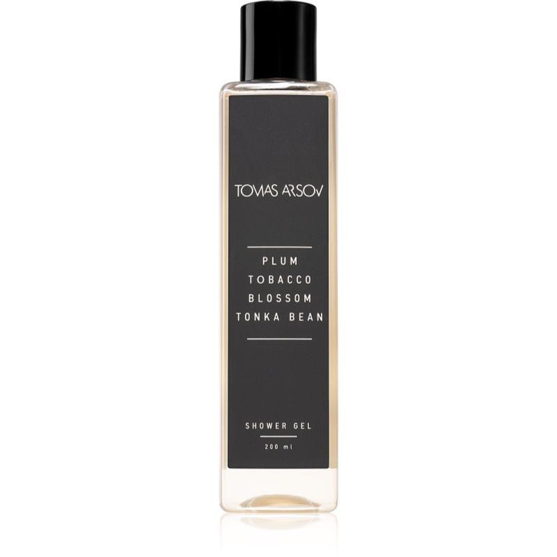 Tomas Arsov Plum Tobacco Blossom Tonka Bean parfémovaný sprchový gel 200 ml