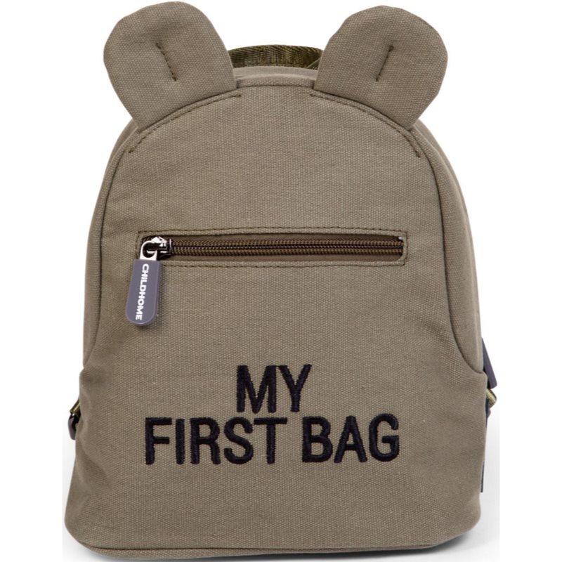Childhome My First Bag Canvas Khaki dětský batoh 23 x 7 x 23 cm 1 ks