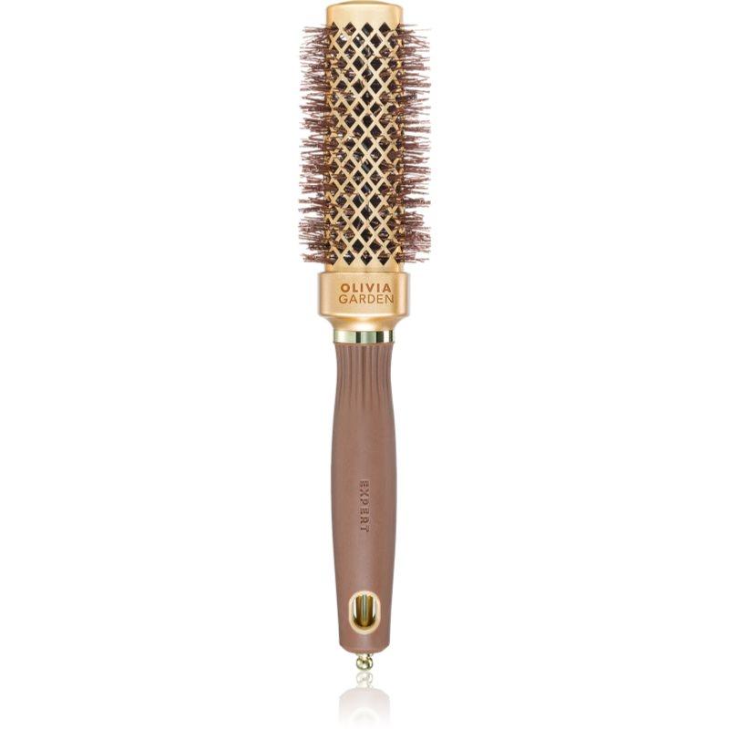 Olivia Garden Expert Straight Wavy hranatý kartáč na foukání 30 mm 1 ks