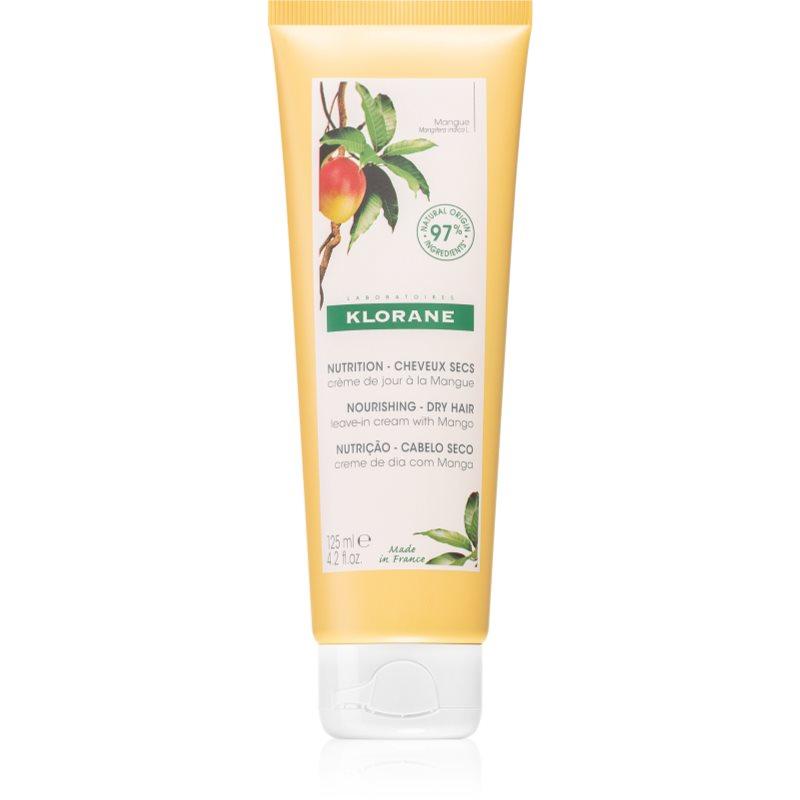 Klorane Mango Leave-in Cream Dry Hair bezoplachový krém pro výživu a hydrataci 125 ml
