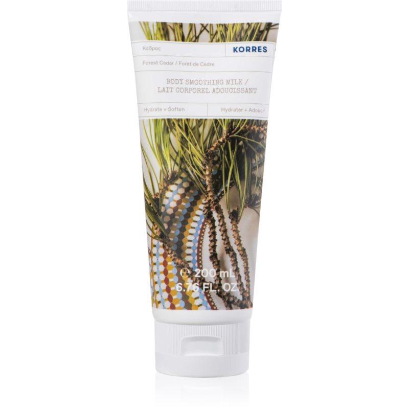 Korres Forest Cedar hydratační tělové mléko s mandlovým olejem 200 ml
