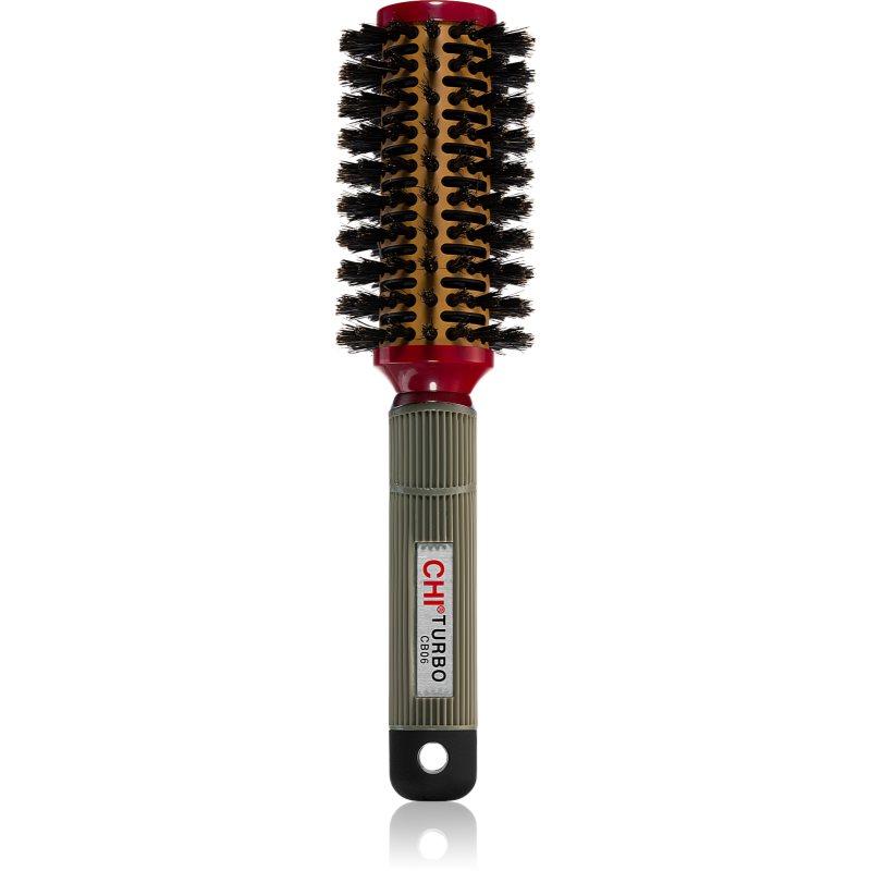 CHI Turbo Ceramic Round Boar Medium Brush středně velký kulatý kartáč proti krepatění 1 ks