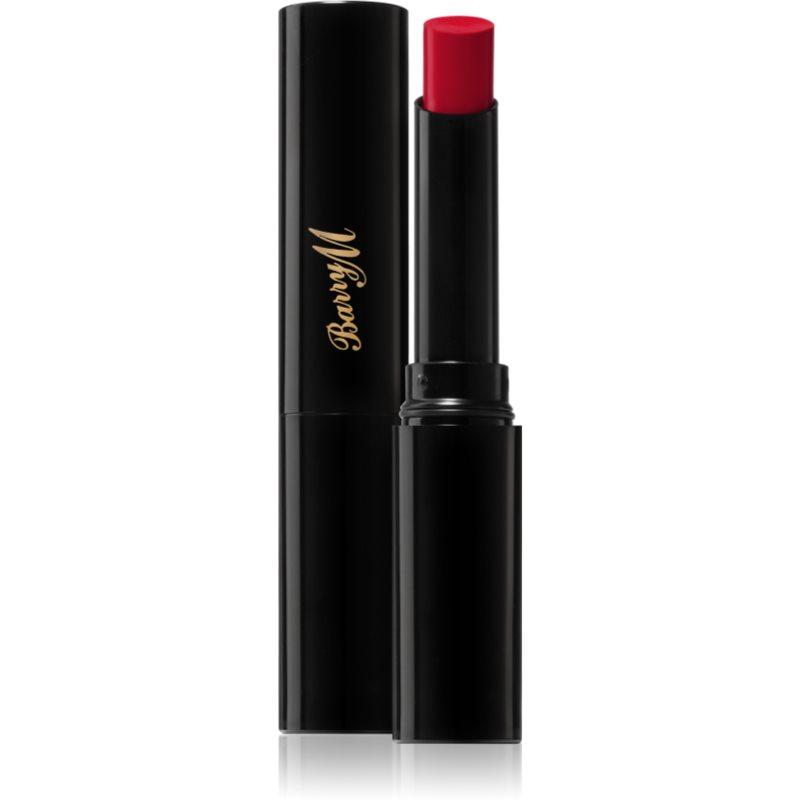 Barry M Velvet Matte Longwear dlouhotrvající rtěnka s kyselinou hyaluronovou odstín Showstopping 1.8 g