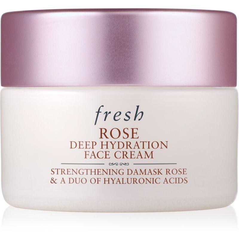 fresh Rose Deep Hydration Face Cream hydratační krém na obličej s kyselinou hyaluronovou 15 ml