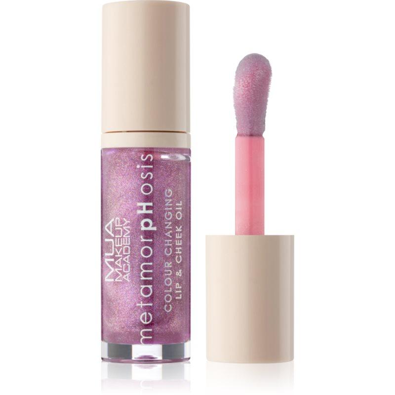 MUA Makeup Academy Metamorphosis olej na rty na rty a tváře vůně Grapevine 7 ml