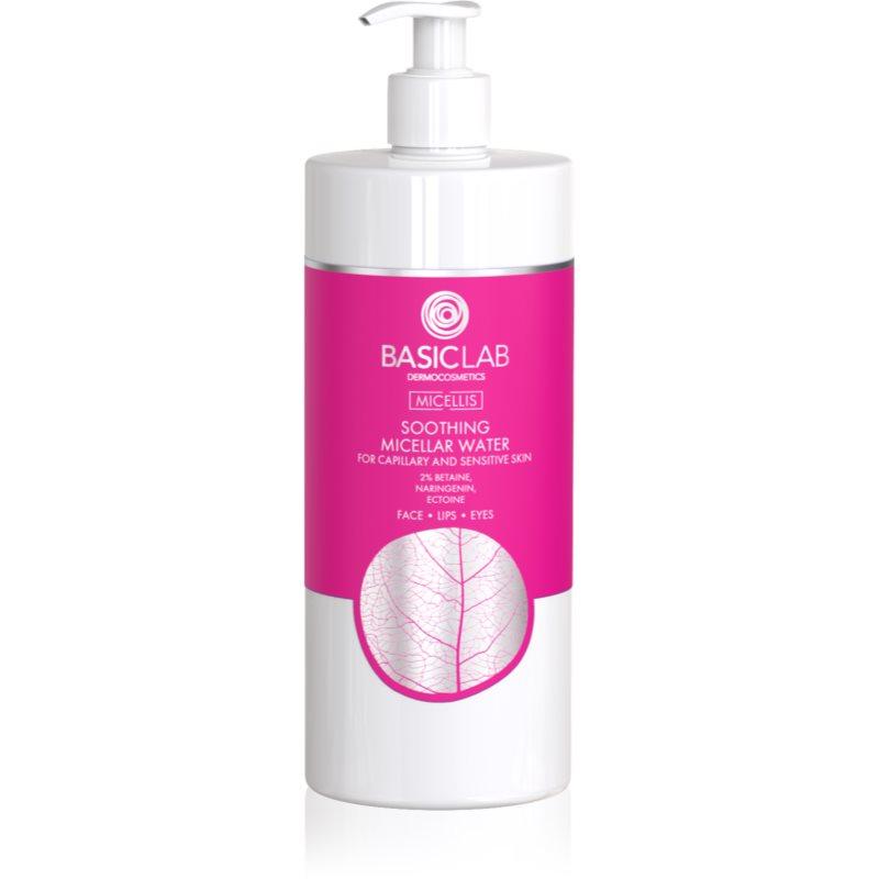 BasicLab Dermocosmetics Micellis zklidňující micelární voda pro pleť se sklonem k začervenání 500 ml