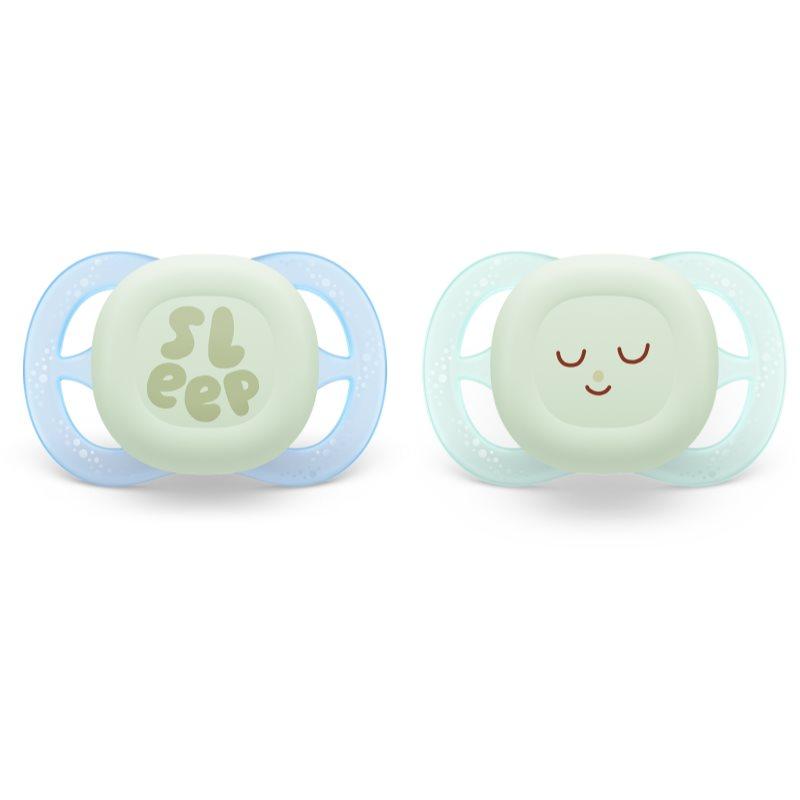 Philips Avent Ultrastart Night SCF075/08 0-2 m dudlík Boy 2 ks