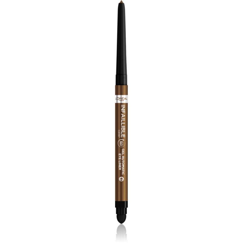L’Oréal Paris Infaillible Grip 36h Gel Automatic Liner voděodolná gelová tužka na oči 13 Bronzed 5 g