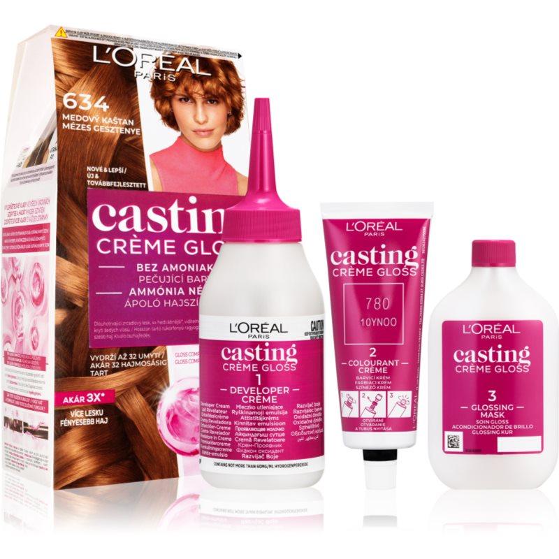 L’Oréal Paris Casting Creme Gloss barva na vlasy odstín 634 Miel Marron 1 ks