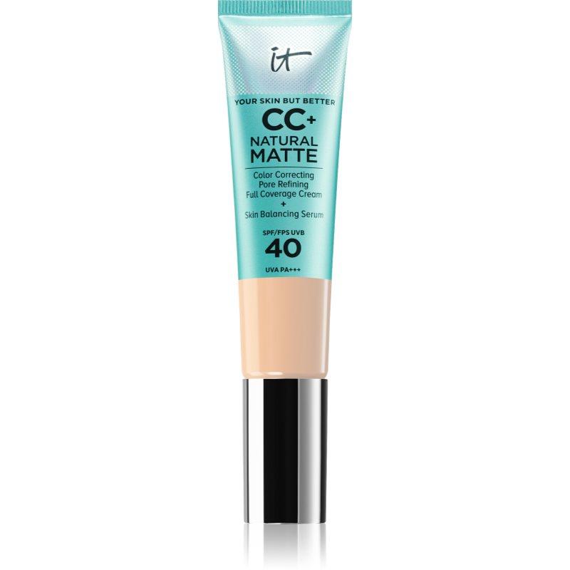IT Cosmetics Your Skin But Better CC+ Natural Matte matující make-up SPF 40 pro ženy Fair 32 ml