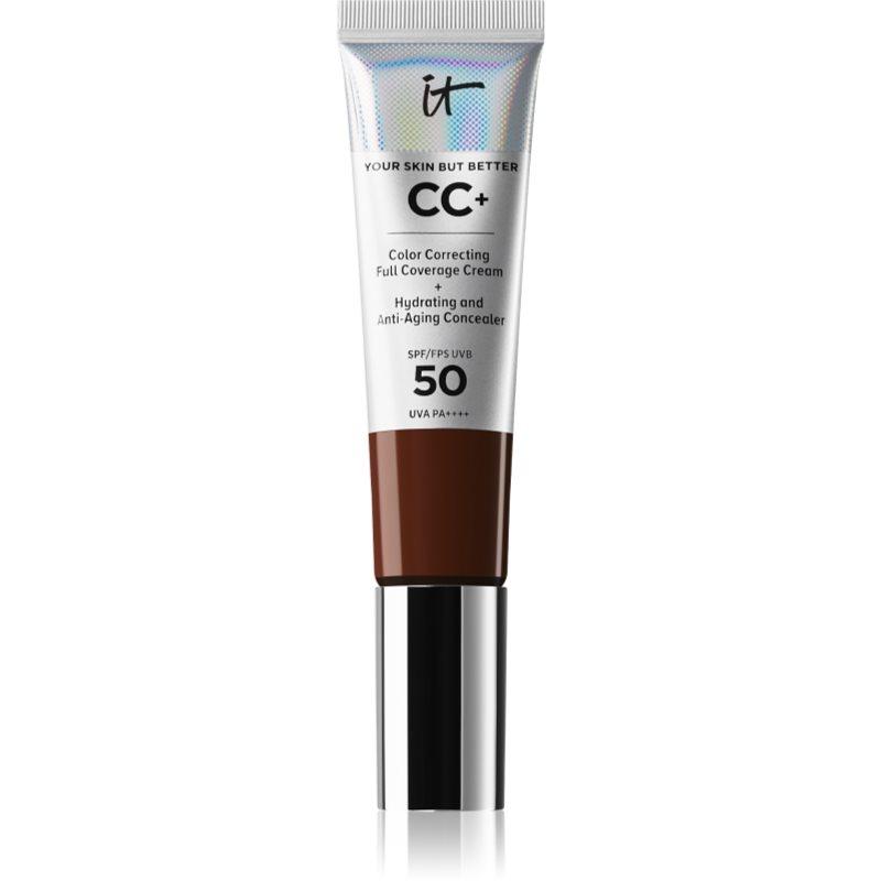 IT Cosmetics Your Skin But Better CC+ CC krém SPF 50+ odstín Deep 32 ml