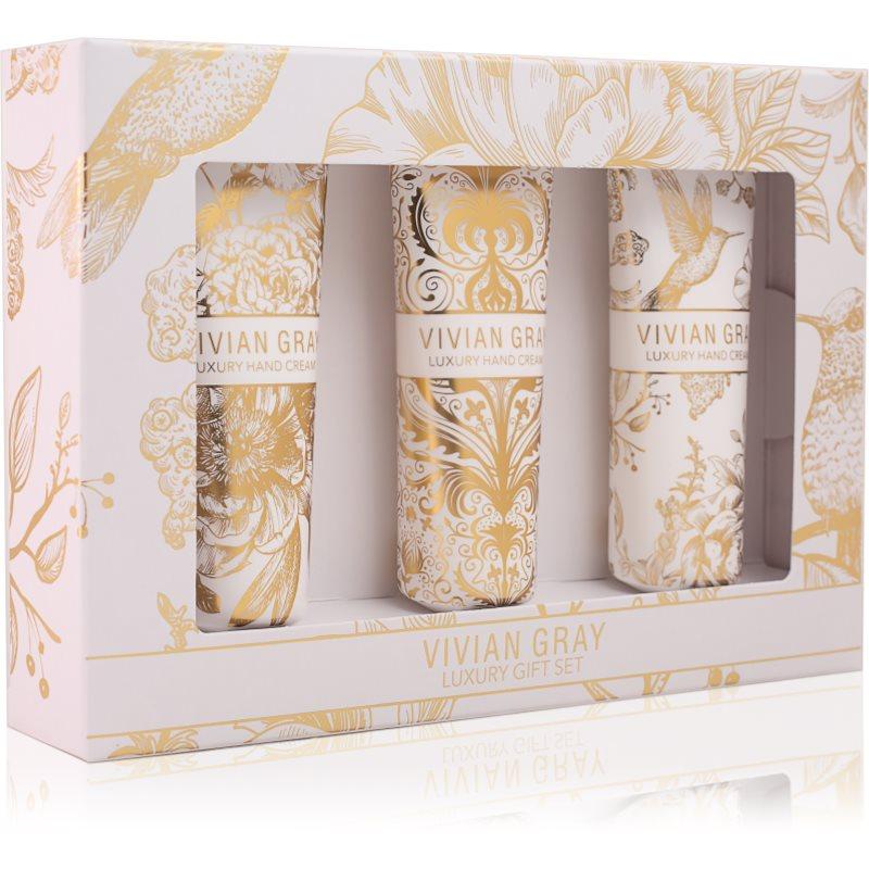 Vivian Gray Velvet White dárková sada na ruce