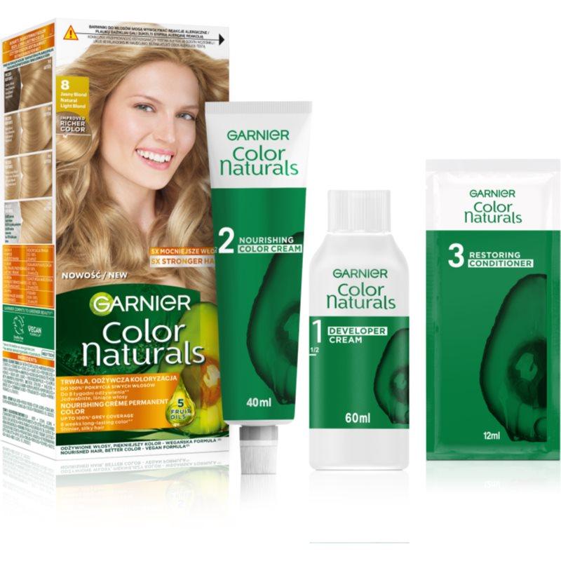 Garnier Color Naturals Creme barva na vlasy odstín 8 Natural Light Blond 1 ks